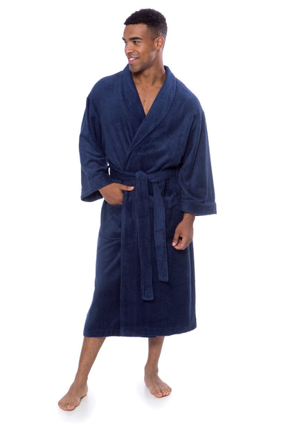 Texere Mens Luxury Terry Cloth Bathrobe EcoComfort