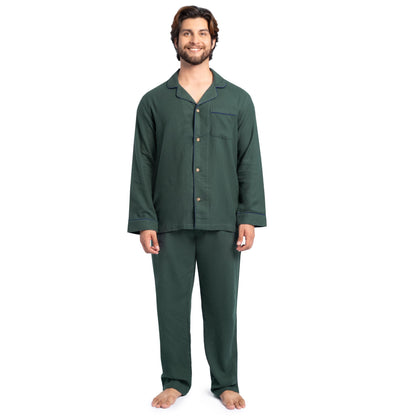 Fruit of the Loom Men's Flannel Pajama Sleep Set