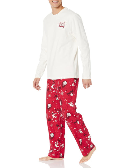 Amazon Essentials Disney | Marvel | Star Wars Men's Soft & Comfortable Flannel Pajama Sleep Sets