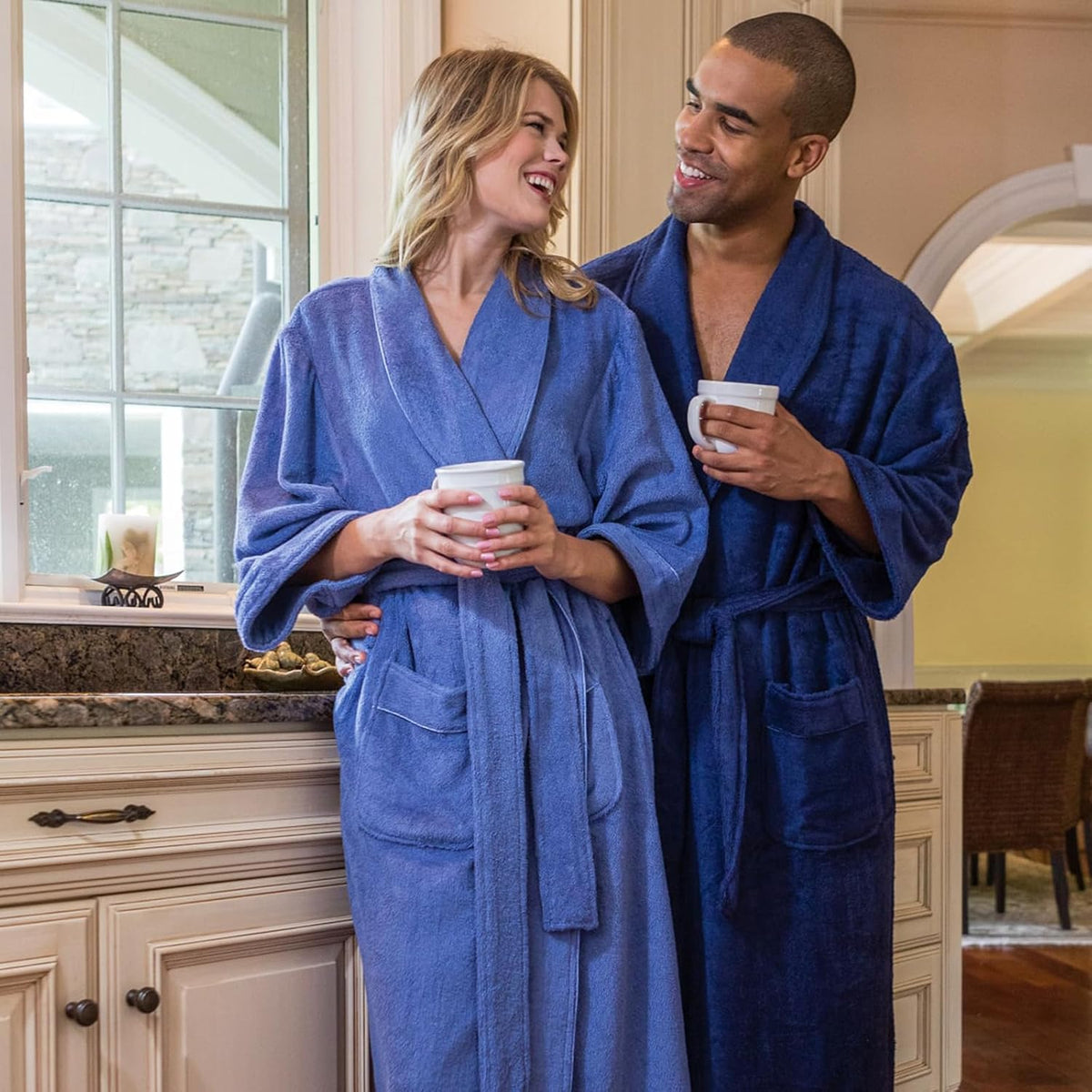 Texere Mens Luxury Terry Cloth Bathrobe EcoComfort