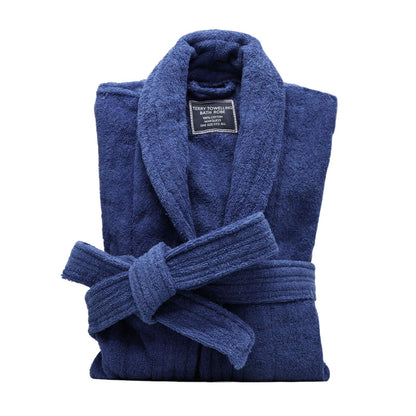 Marquess All-Cotton Bathrobe Thick Plush Cloth Housecoat Terry Toweling, Sweat Steaming Clothes Comfortable & Warm