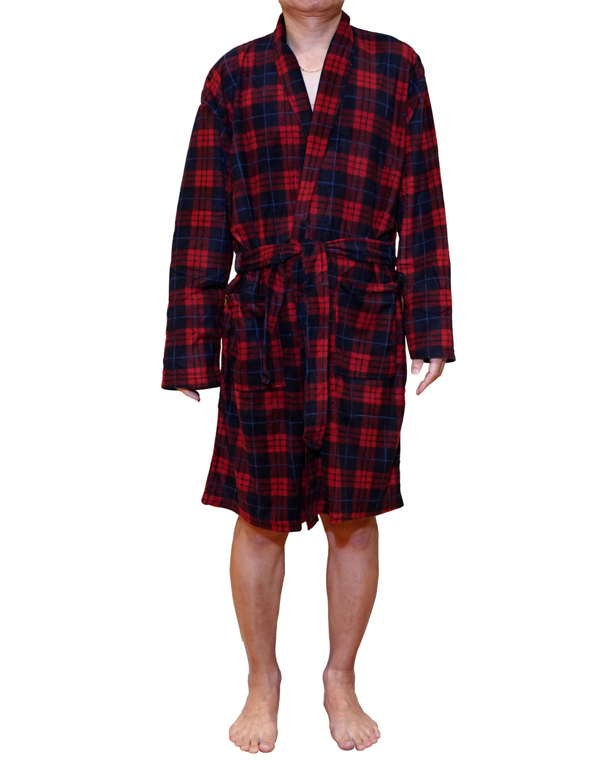 Beverly Hills Polo Club Men's Beverly Hills Polo Micro Fleece Loungewear Robes