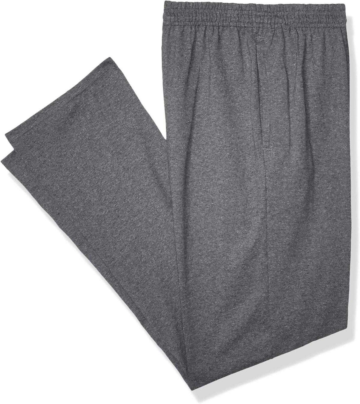Hanes Men's Sweatpants Pack - 3-Pack - Essentials Midweight Cotton Jersey Lounge Pants - Open Bottom - Pockets - 32"