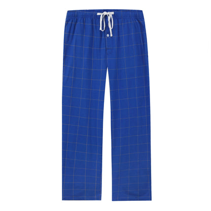 Vulcanodon Mens Cotton Pajama Pants, Lightweight Sleep Pants for Men