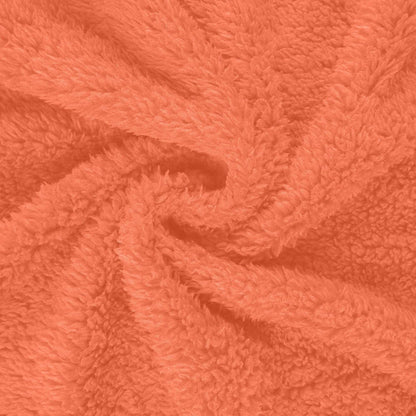 Robe for Men Fuzzy Fleece Collared Long Sleeve Thermal Bathrobe