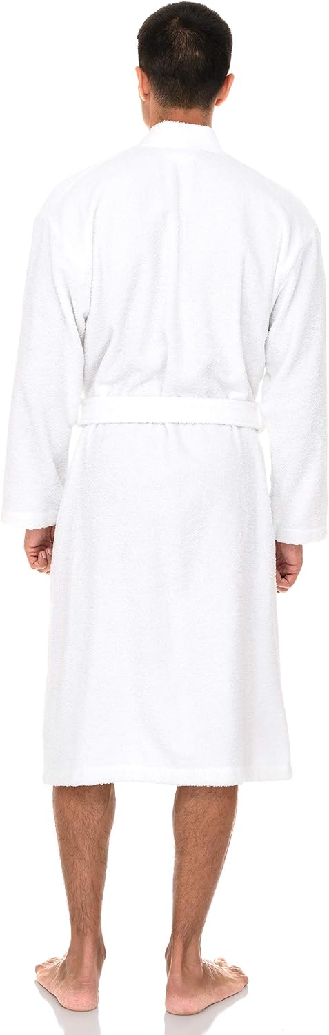 TowelSelections Mens Robe Cotton Terry Cloth Bathrobe Soft Towel Bath Robe for Men XS to 3X