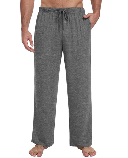 Men's Pajama Pants Soft Lounge Casual Pj Bottoms with Pockets