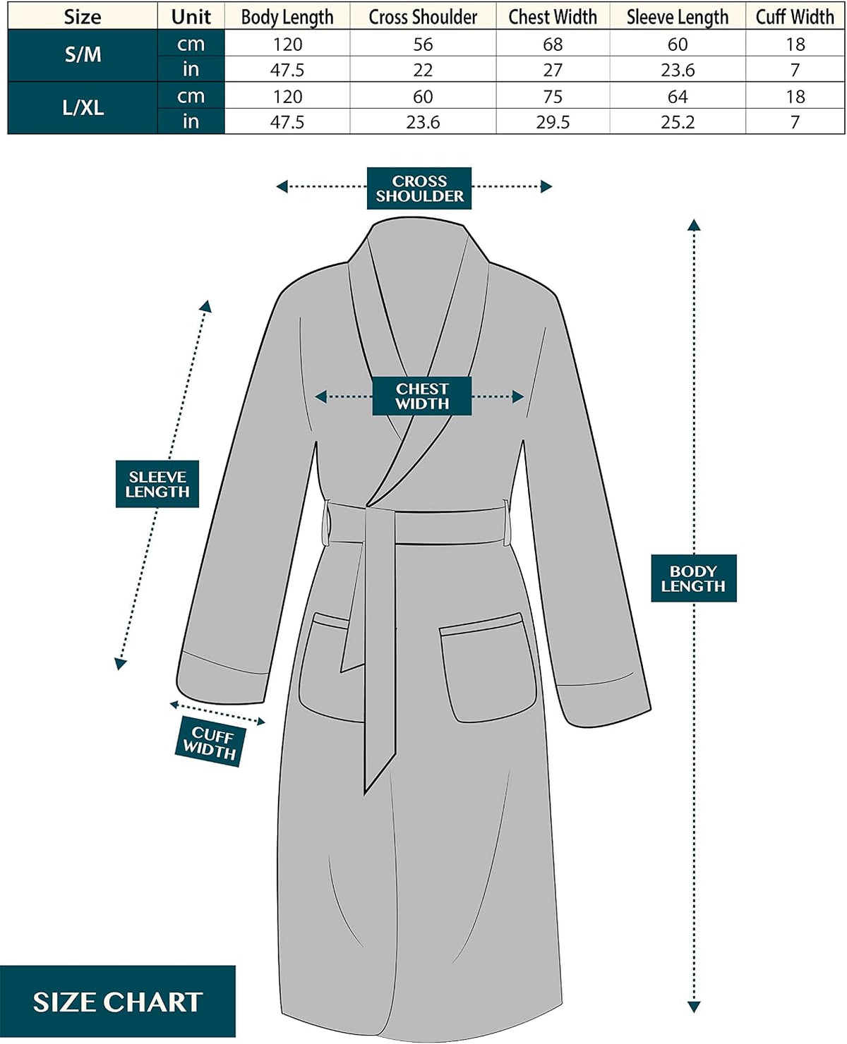 PAVILIA Mens Fleece Robe, Warm Bathrobe with Shawl Collar, Pockets & Belt