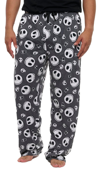 Disney Mens Lounge Pants Pajama Bottoms Jack Skellington Mickey Mouse