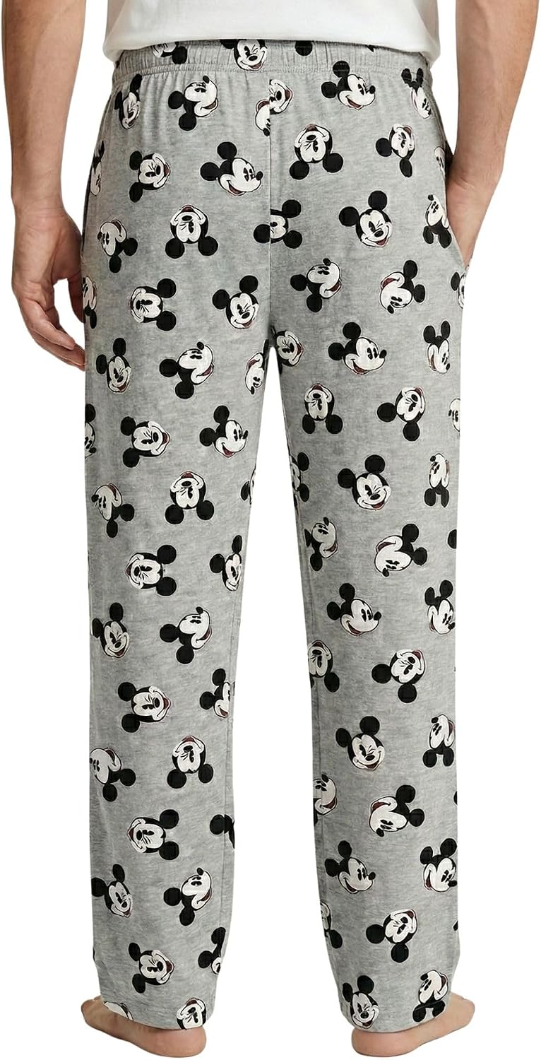 Disney Mens Lounge Pants Pajama Bottoms Jack Skellington Mickey Mouse