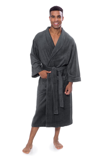 Texere Mens Luxury Terry Cloth Bathrobe EcoComfort