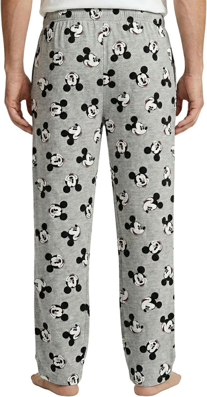 Disney Mens Lounge Pants Pajama Bottoms Jack Skellington Mickey Mouse