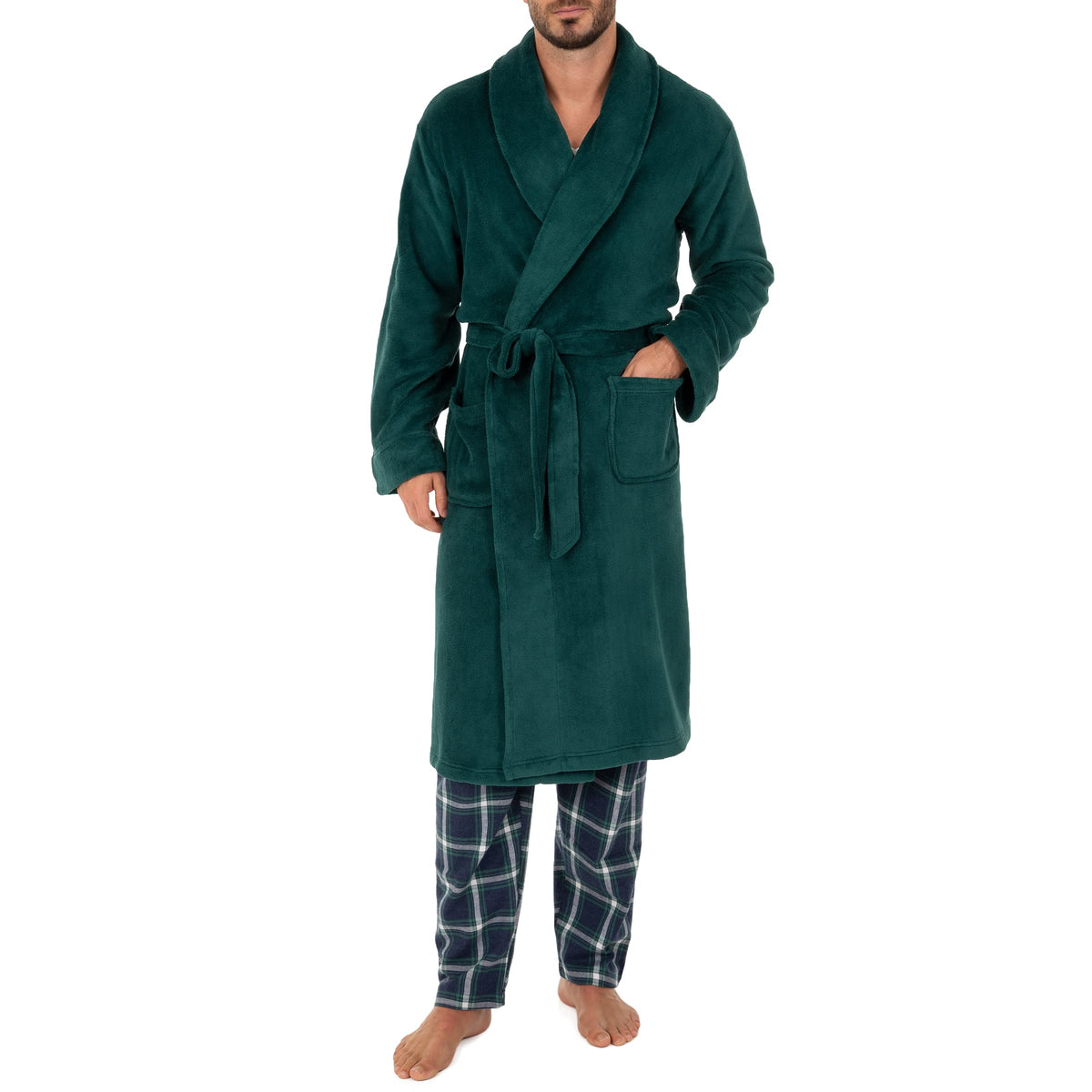 IZOD Men's Comfort-Soft Fleece Robe
