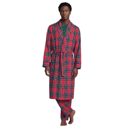 Lands' End Men's Flannel Sleepwear Robe