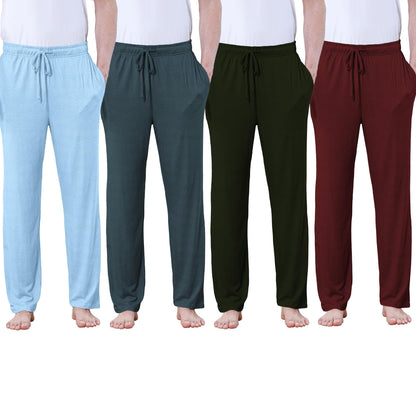 DITOK Men's Lightweight Pajama Pants Soft Lounge Sleep Joggers Adjustable Drawstring & Pockets All-Season Sleepwear