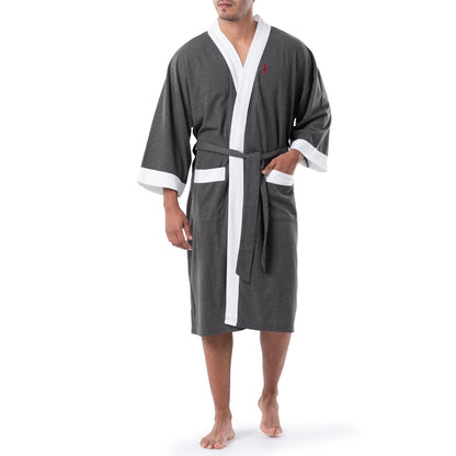 IZOD Men's Waffle Knit Kimono Robe