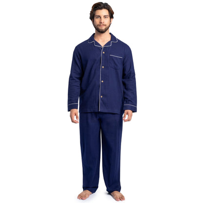 Fruit of the Loom Men's Flannel Pajama Sleep Set