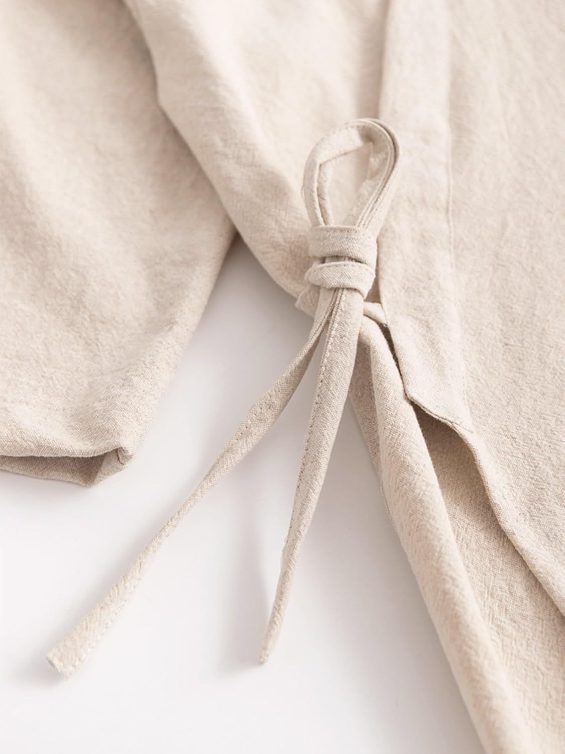 Men's Women's Cotton Linen Bathrobe Couples Japanese-Style Absorbent Quick-Drying Kimono Yukata Sauna Robe