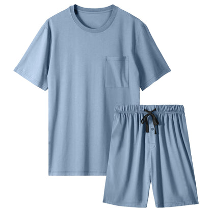 BAMBOO COOL Mens Pajama Set Lightweight Sleepwear Pjs