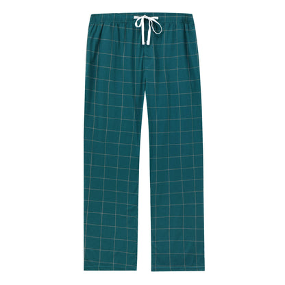 Vulcanodon Mens Cotton Pajama Pants, Lightweight Sleep Pants for Men