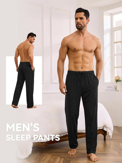 3 Pack Mens Pajama Pants Ultra Soft Comfy Loungewear Sleepwear
