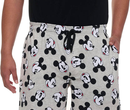 Disney Mens Lounge Pants Pajama Bottoms Jack Skellington Mickey Mouse