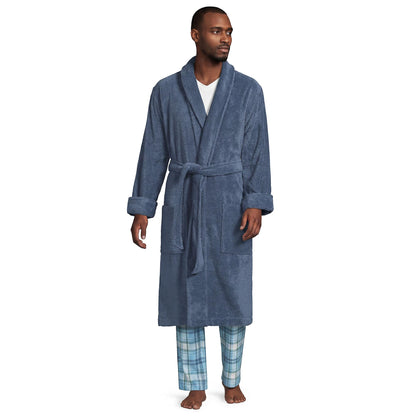 Lands' End Men's Calf Length Terry Robe