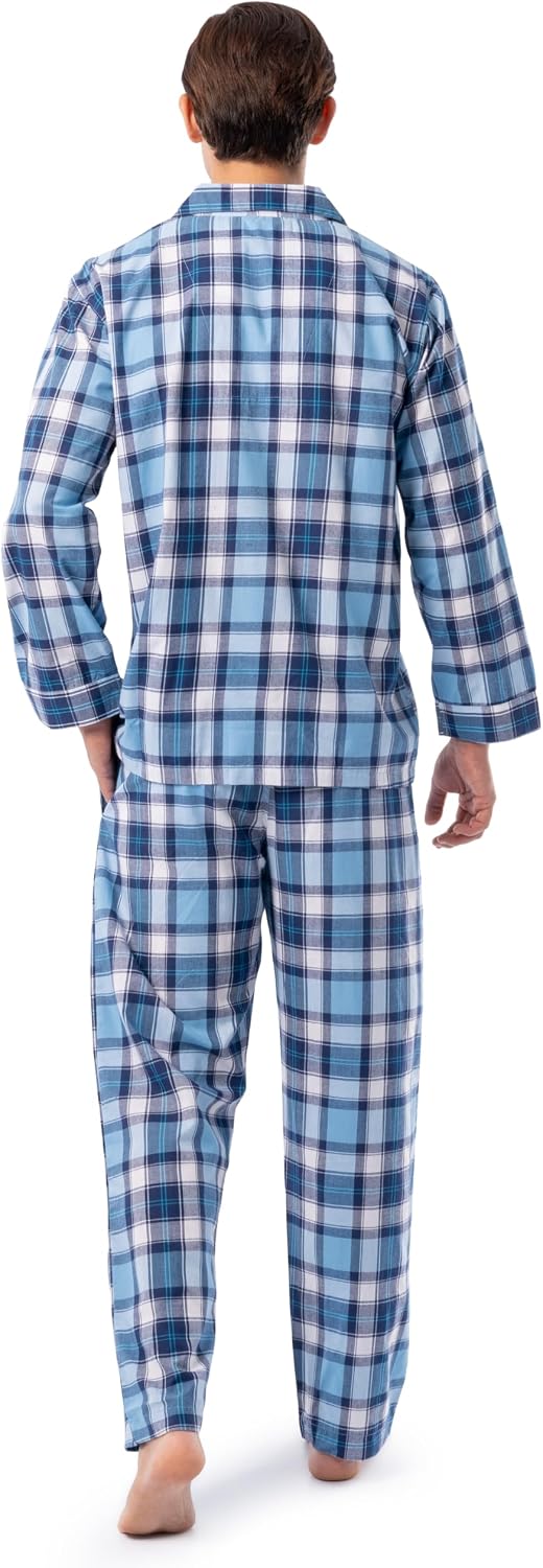 IZOD Men's Extra Soft Woven Pajama Sleep Set