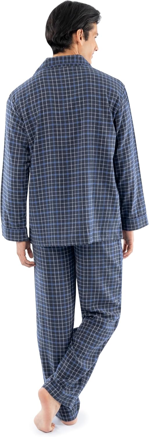 Fruit of the Loom Men's Flannel Pajama Sleep Set