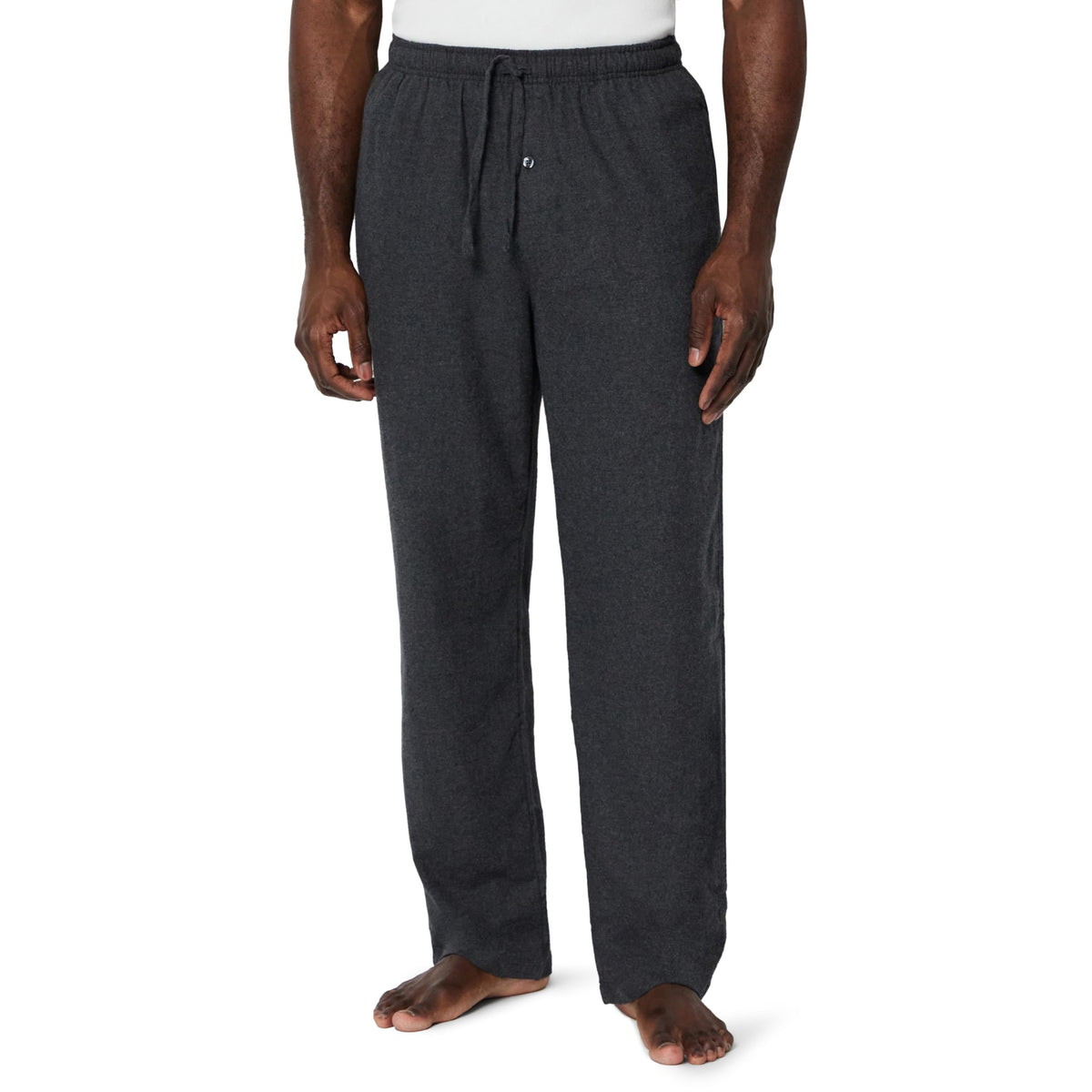 Amazon Essentials Men's 100% Cotton Flannel Sleep Pant, Relaxed Fit Lounge Pants with Elastic Waist and Drawstring