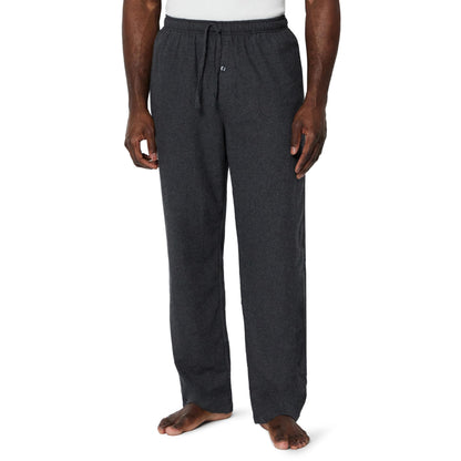 Amazon Essentials Men's 100% Cotton Flannel Sleep Pant, Relaxed Fit Lounge Pants with Elastic Waist and Drawstring