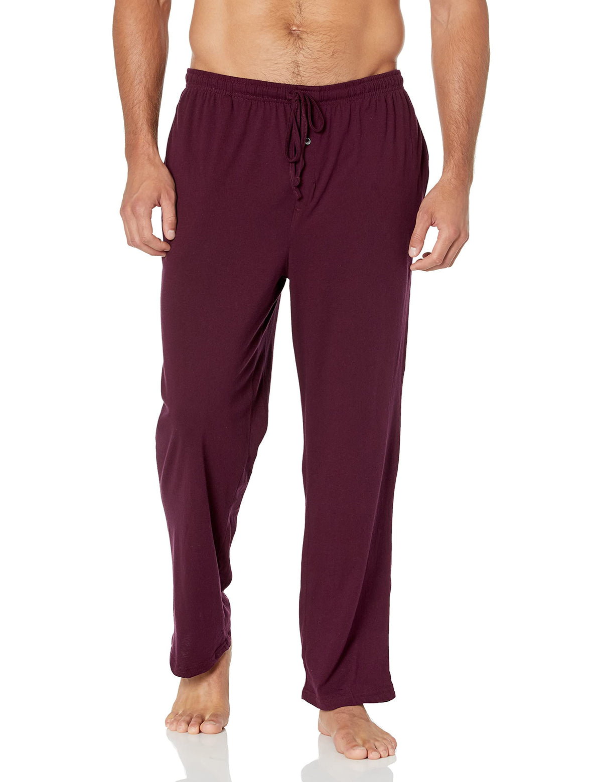 Amazon Essentials Men's Relaxed-Fit Lightweight Cotton Knit Lounge Pajama Pants