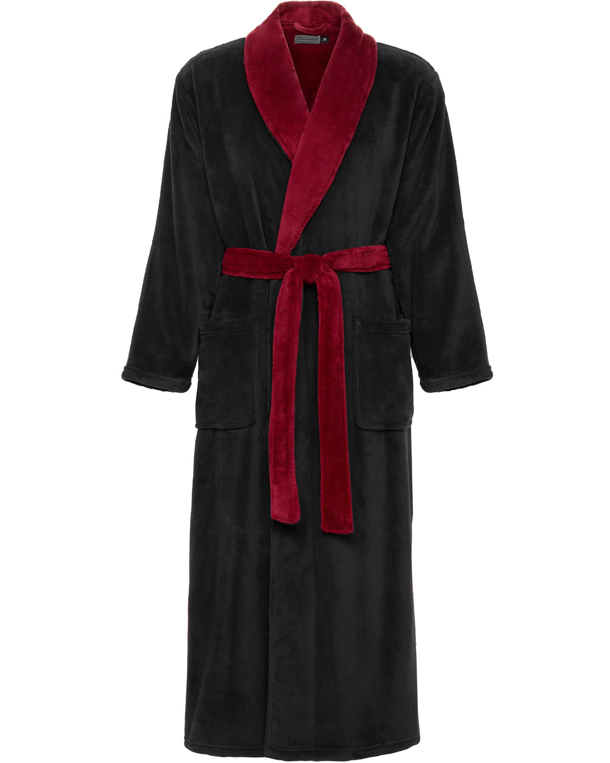 Men's Plush Fleece Robe, Warm Full Length Bathrobe, Big & Tall