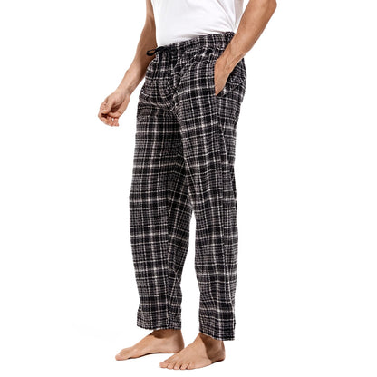 DG Hill 1Pack or 3Pack Mens PJ Pajama Pants Bottoms Fleece Lounge Pants Sleepwear Plaid PJs with Pockets Microfleece