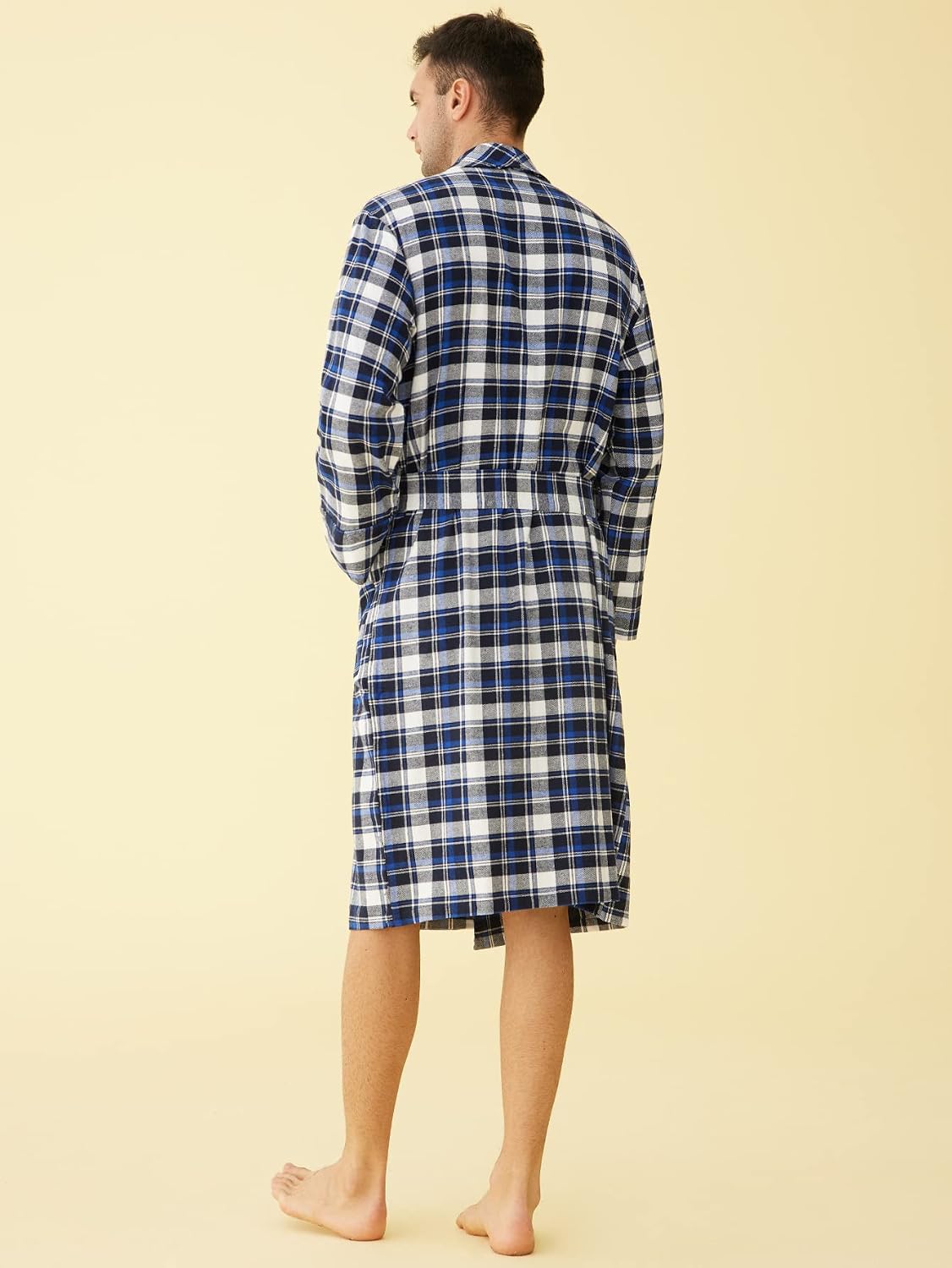 Latuza Men's Cotton Flannel Robe