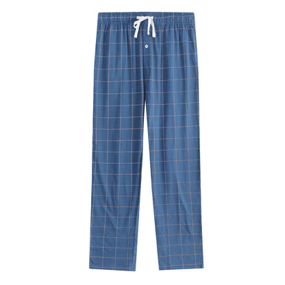 Vulcanodon Mens Cotton Pajama Pants, Lightweight Sleep Pants for Men