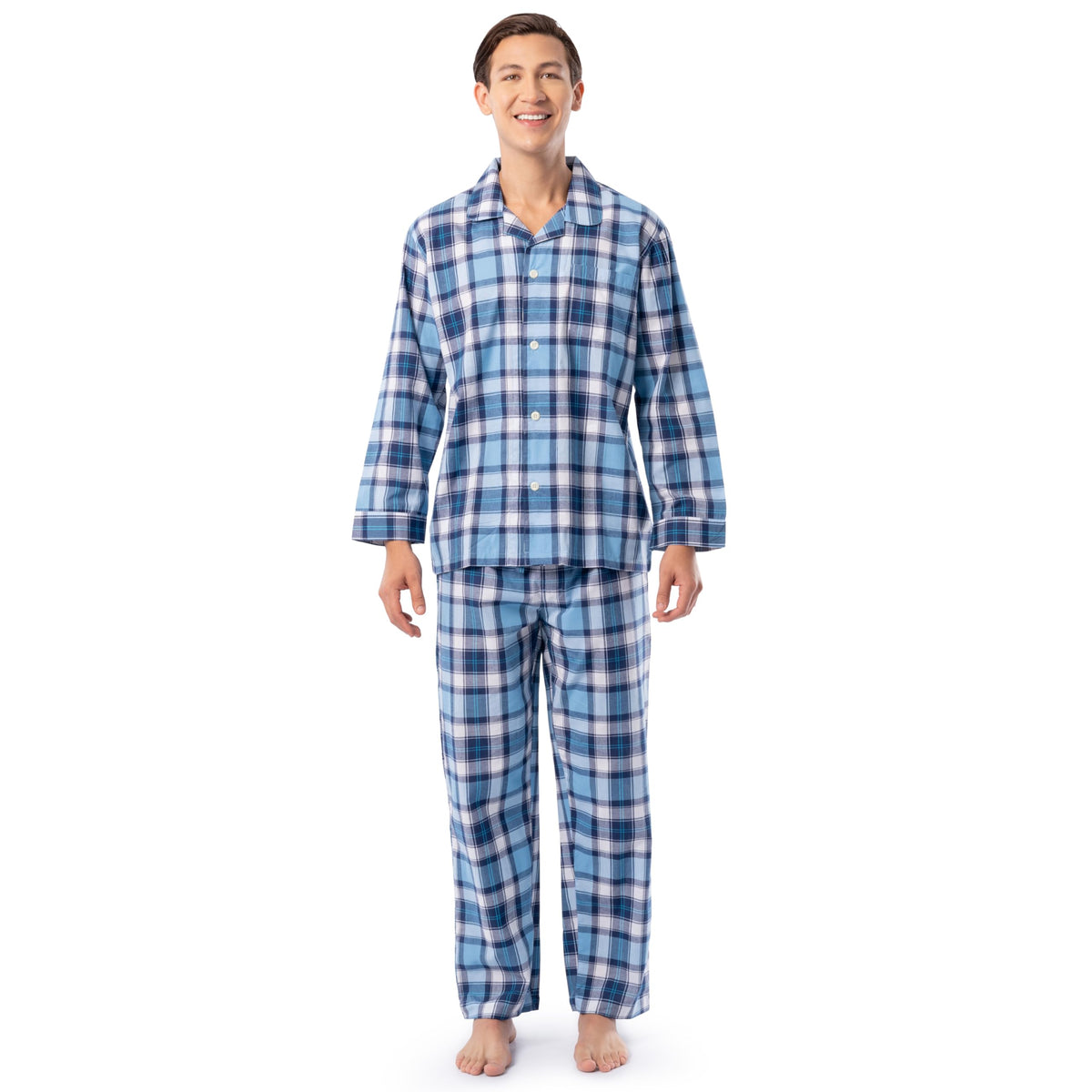 IZOD Men's Extra Soft Woven Pajama Sleep Set
