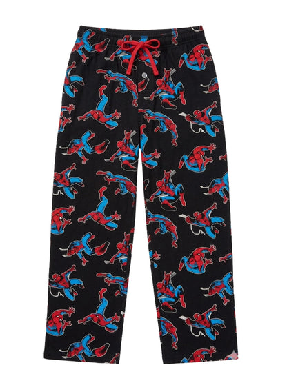 Marvel Spider-Man Men Pajama Pants Bottoms Avengers Cotton
