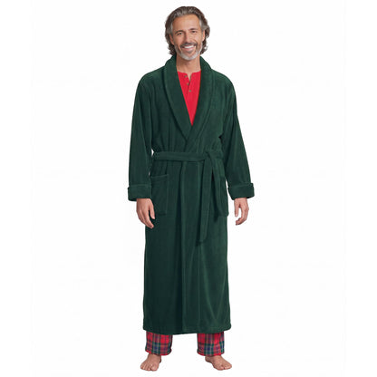 Lands' End Men's Full Length Turkish Cotton Terry Bathrobe