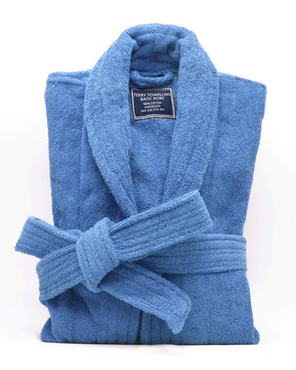 Marquess All-Cotton Bathrobe Thick Plush Cloth Housecoat Terry Toweling, Sweat Steaming Clothes Comfortable & Warm