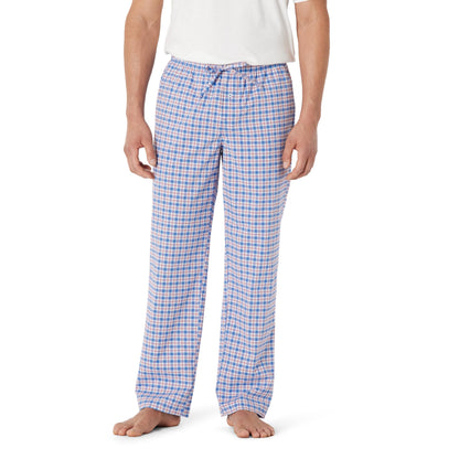 Amazon Essentials Men's Cotton Poplin Straight-Fit Pajama Pants with Pockets, Elastic Waist, Drawstring