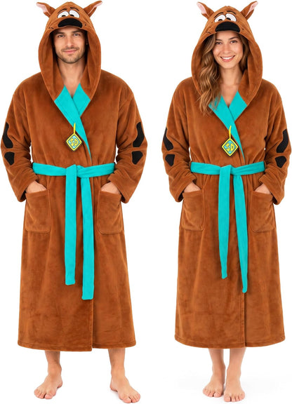 Get Trend Scooby-Doo | McDonald's Hooded Plush Fleece Robe for Men, Women