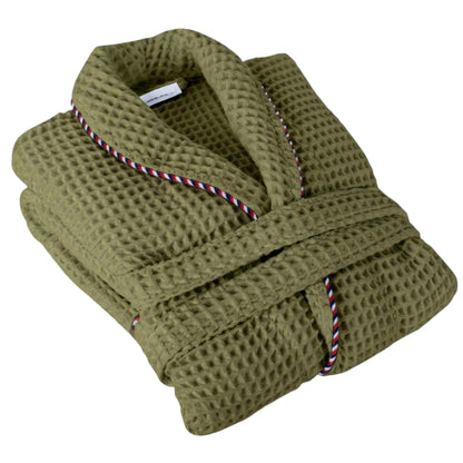 PÜSKÜL Natural 100% Turkish Cotton Luxury Waffle Robe for Women & Men
