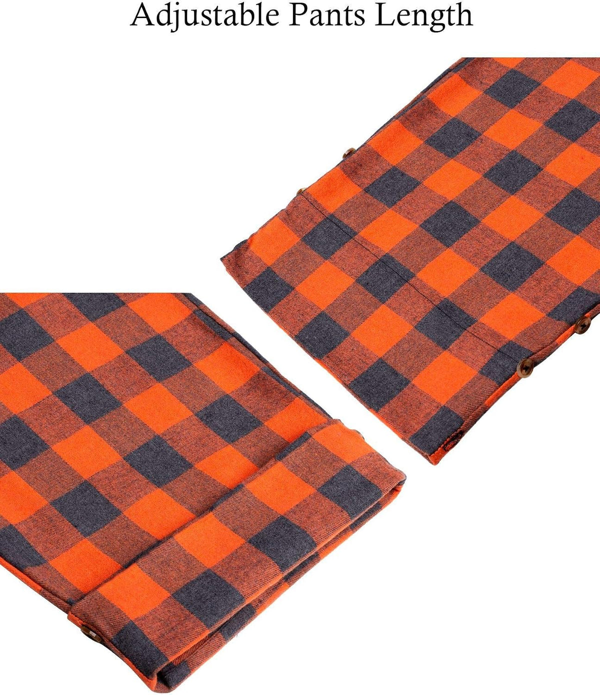 Mens Flannel Pajama Pants Plaid Heavyweight Cotton PJs Bottoms Sleepwear