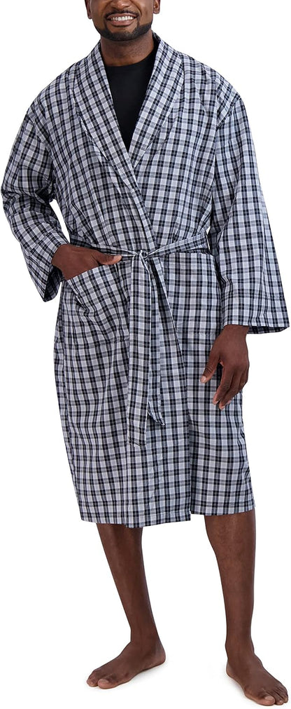 Hanes Hanes Tall Men's Woven Shawl Collar Robe Sleepwear