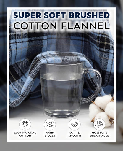 Andrew Scott Men's Flannel Drawstring Pajama Pants