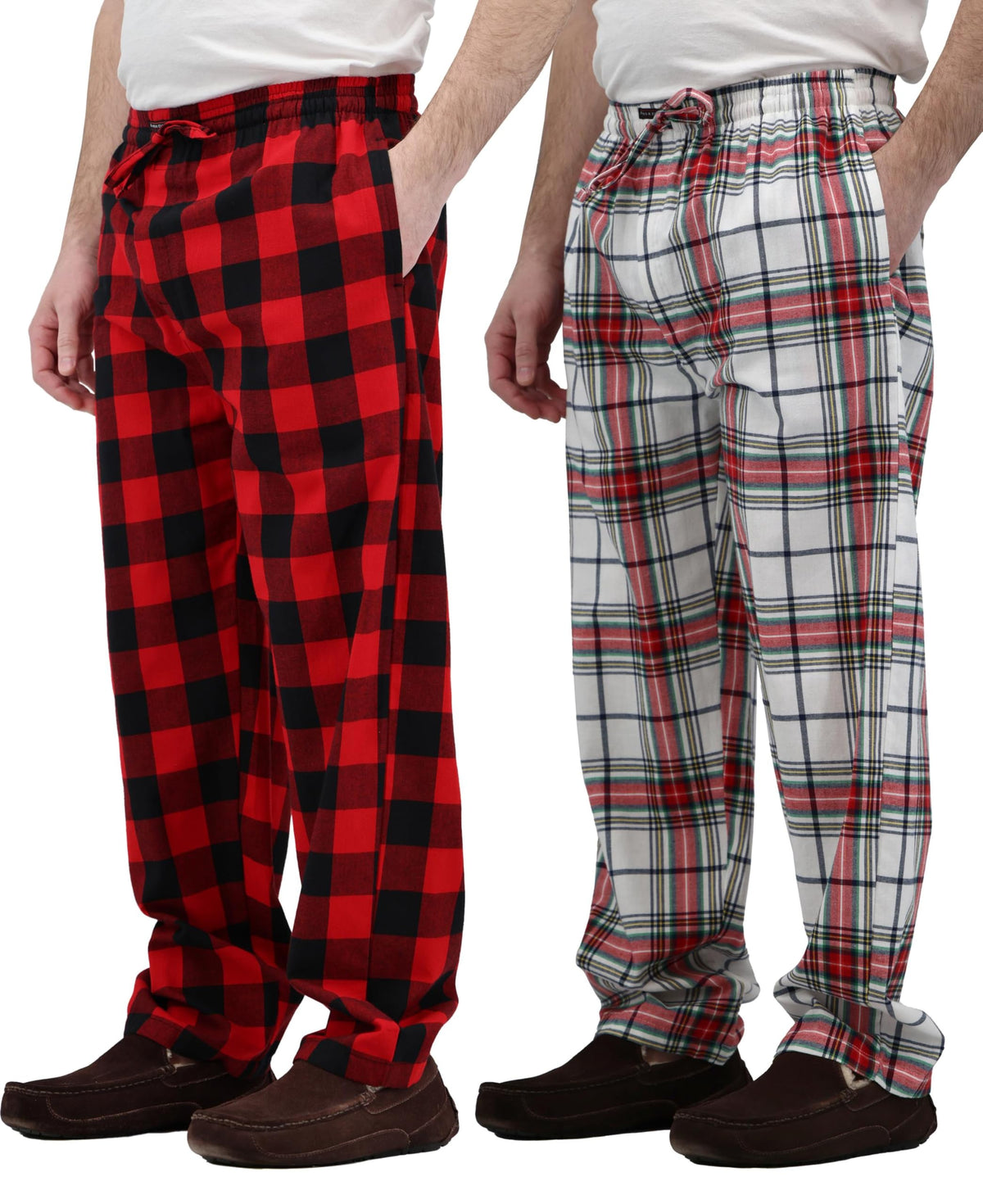 Andrew Scott Men's Flannel Drawstring Pajama Pants