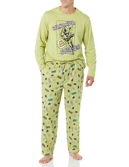 Amazon Essentials Disney | Marvel | Star Wars Men's Soft & Comfortable Flannel Pajama Sleep Sets