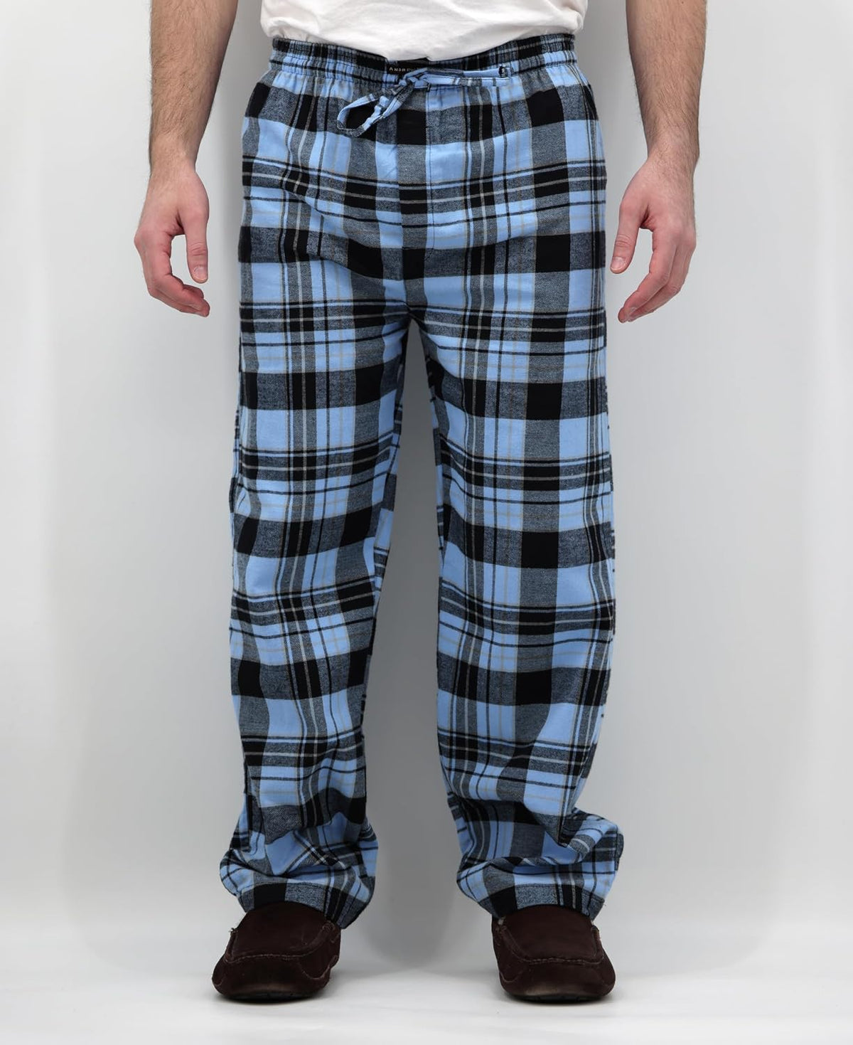 Andrew Scott Men's Flannel Drawstring Pajama Pants