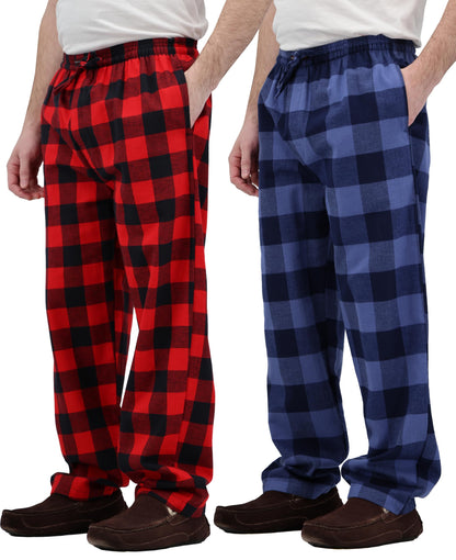 Andrew Scott Men's Flannel Drawstring Pajama Pants